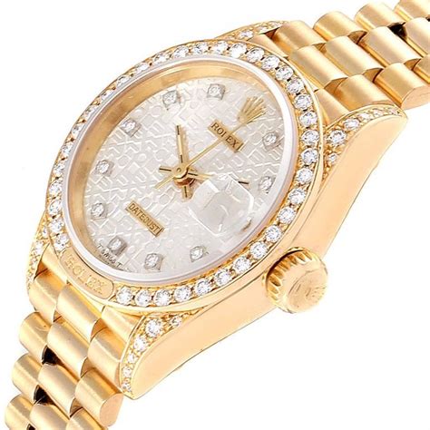 rolex ring goud dames|Rolex gold watches for women.